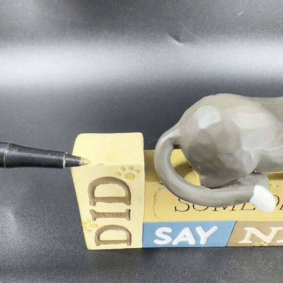 Suzi Resin Cat Figurine Did Someone Say Nap? Signed Kitty Cat Decor Accent Decor - Picture 7 of 11